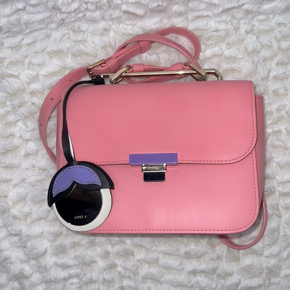 FURLA Elisir Cross Body Bag In Orchidea - Picture 9 of 10